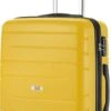 TravelZ Big Bars Reiskoffer 68 Cm Met Dubbele Wielen - Trolley Koffer Met TSA-slot - Geel -Koffer Winkel 534x1200 4