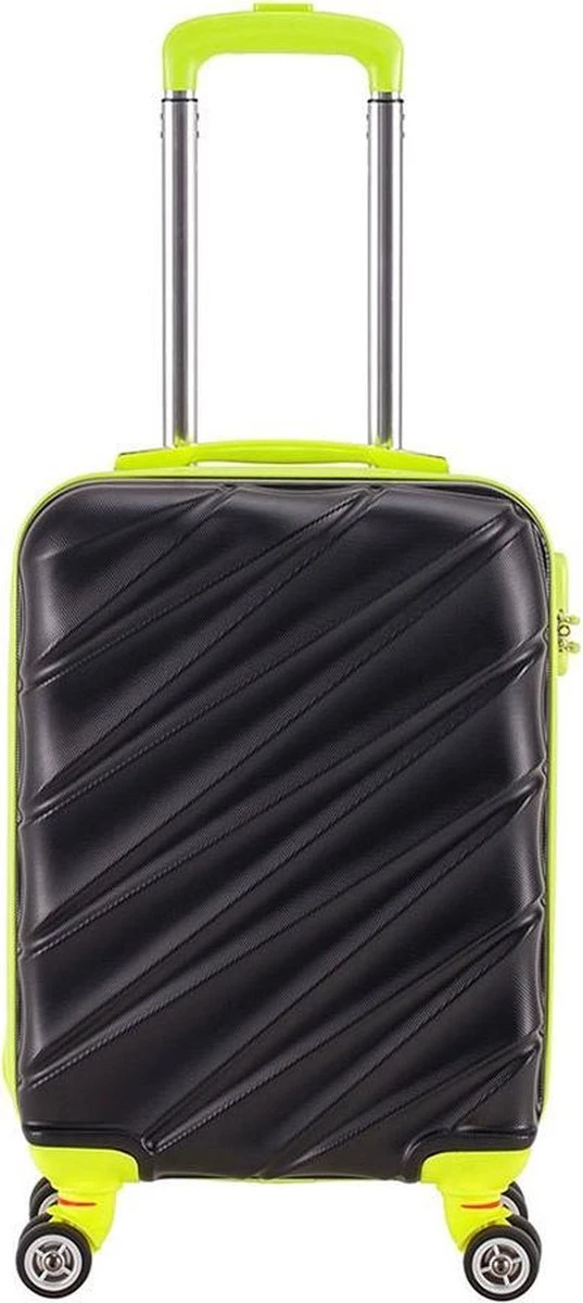 Decent Lumi Fix Handbagage Koffer - 55 Cm - Black/Lemon 3 Decent Lumi Fix Handbagage Koffer - 55 Cm - Black/Lemon