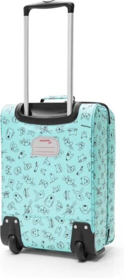 Reisenthel Trolley XS Kids Reiskoffer Kind - Maat XS - 12L - Cats&Dogs Mint -Koffer Winkel 538x1200
