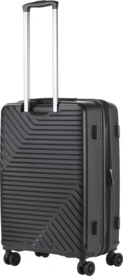 CarryOn Transport TSA Reiskoffer - Trolley 67cm Met Expander - OKOBAN - YKK Ritsen - Dubbele Wielen - Zwart -Koffer Winkel 539x1200 3