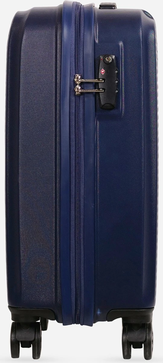 ©TROLLEYZ - Ibiza No.3 - Trolley - 55cm Met TSA Slot - Dubbele Wielen - 360° Spinners - 100% ABS - Handbagage Koffer In Ocean Blue 4 ©TROLLEYZ - Ibiza No.3 - Trolley - 55cm Met TSA Slot - Dubbele Wielen - 360° Spinners - 100% ABS - Handbagage Koffer In Ocean Blue - Afbeelding 2