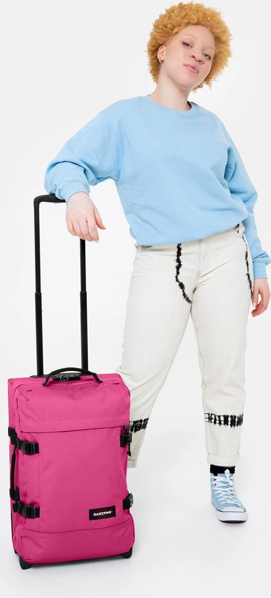 Eastpak TRANVERZ S Reiskoffer, Handbagage (51 X 32.5 X 23 Cm) - Pink Escape 6 Eastpak TRANVERZ S Reiskoffer, Handbagage (51 X 32.5 X 23 Cm) - Pink Escape - Afbeelding 4
