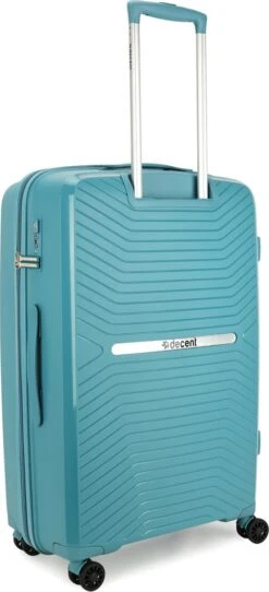 Decent CROSS-ONE PP Trolley 76 Cm - 94 Liter - TSA Slot - Petrol -Koffer Winkel 547x1200 4