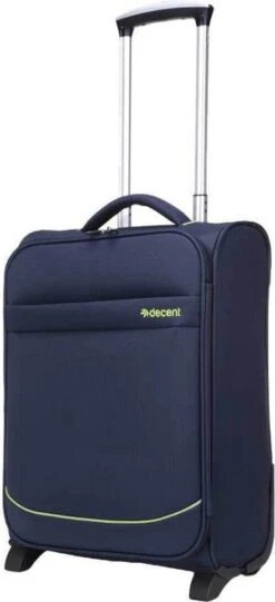 Decent Handbagage Koffer / Trolley / Reiskoffer - 50 Cm - 35 Liter - Polyester - Super-Light - Blauw -Koffer Winkel 548x1200 2