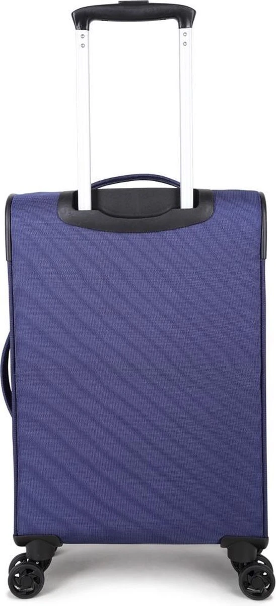 Decent D-Upright Handbagage Koffer - 55 Cm - TSA Slot - Donkerblauw 5 Decent D-Upright Handbagage Koffer - 55 Cm - TSA Slot - Donkerblauw - Afbeelding 3