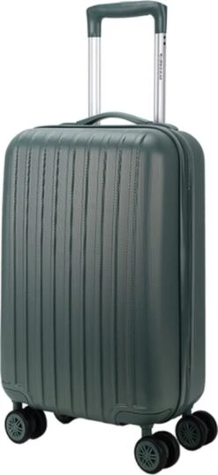 Decent Handbagage Koffer / Trolley / Reiskoffer - 55 Cm - 38 Liter - ABS - Tranporto - Groen 25 Decent Handbagage Koffer / Trolley / Reiskoffer - 55 Cm - 38 Liter - ABS - Tranporto - Groen -Koffer Winkel 552x1200 3