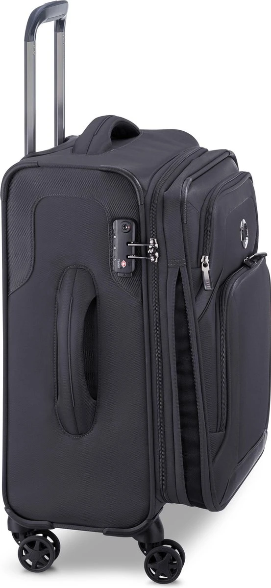 Delsey Optimax Lite Handbagage Koffer 55cm - Zwart 6 Delsey Optimax Lite Handbagage Koffer 55cm - Zwart - Afbeelding 4