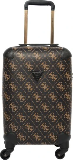 Guess Berta 18 In 4 Wheeler Dames Reiskoffer - Bruin