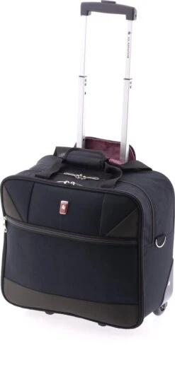 Gladiator Metro Handbagage Laptop Trolley - 14 Inch - Zwart