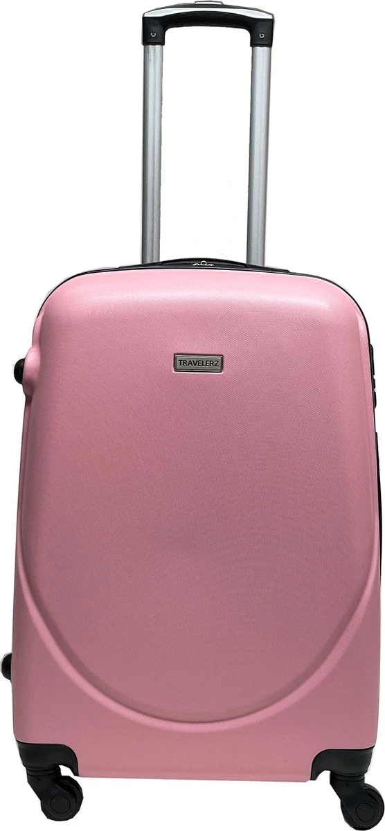 Castillo Travelerz 4 Delige ABS Kofferset - Roze 4 Castillo Travelerz 4 Delige ABS Kofferset - Roze - Afbeelding 2
