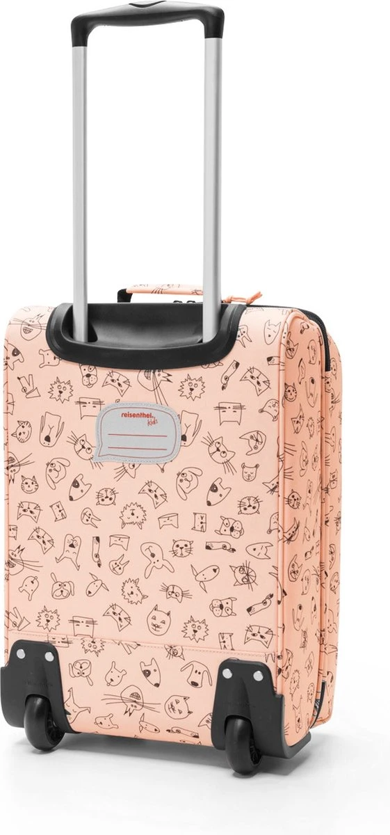 Reisenthel Trolley XS Kids Reiskoffer Kind - Maat XS - 12L - Cats&Dogs Rose Roze 4 Reisenthel Trolley XS Kids Reiskoffer Kind - Maat XS - 12L - Cats&Dogs Rose Roze - Afbeelding 2