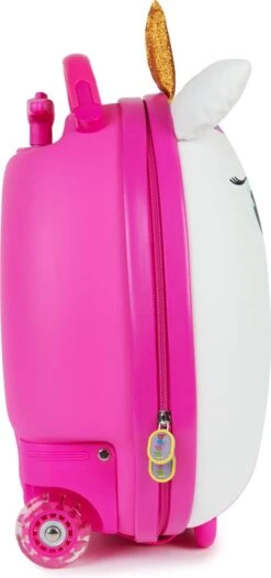 Boppi - Kindertrolley - Eenhoorn - Handbagage - Lichtgewicht - Duurzaam - 17L 11 Boppi - Kindertrolley - Eenhoorn - Handbagage - Lichtgewicht - Duurzaam - 17L -Koffer Winkel 563x1200 2