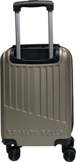 Royalty Rolls Amsterdam Handbagage Koffer 52 Cm - 25 Liter - Champagne -Koffer Winkel 564x1200 1