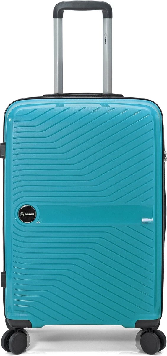 Benzi Ovar Middelgrote Koffer - 65 Cm - 65 Liter - Petrolblauw 3 Benzi Ovar Middelgrote Koffer - 65 Cm - 65 Liter - Petrolblauw