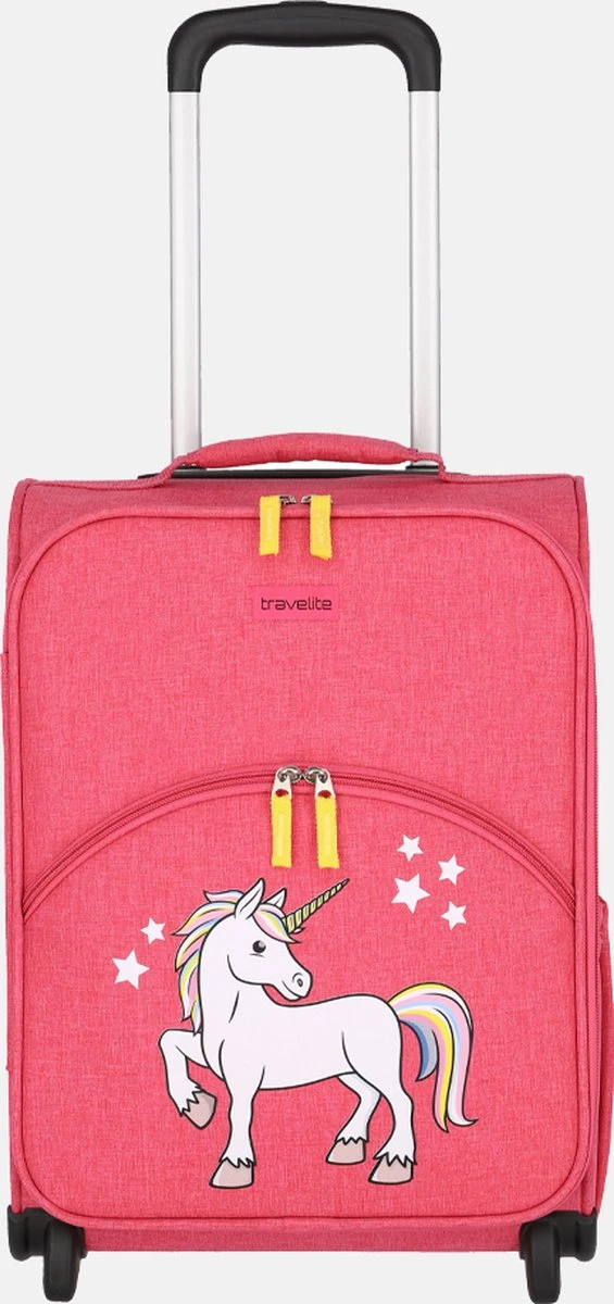 Travelite Handbagage Zachte Koffer / Trolley / Reiskoffer - Youngster - 44 Cm - Roze 14 Travelite Handbagage Zachte Koffer / Trolley / Reiskoffer - Youngster - 44 Cm - Roze - Afbeelding 12