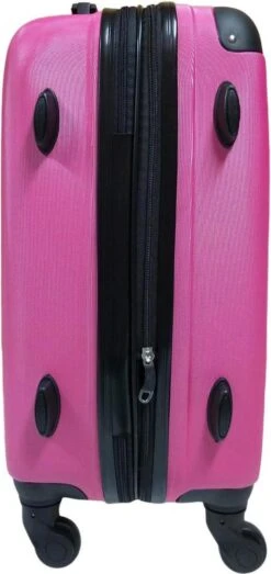 SB Travelbags 'Expandable' Handbagage Koffer 53cm 4 Wielen Trolley - Roze -Koffer Winkel 567x1200 1