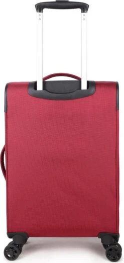 Decent D-Upright Handbagage Koffer - 55 Cm - TSA Slot - Bordeaux Rood -Koffer Winkel 567x1200 5