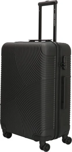 Enrico Benetti Koffer / Trolley / Reiskoffer - 65 X 41 X 25 Cm - 66 Liter - ABS - Maat M - Louisville - Zwart -Koffer Winkel 571x1200 12