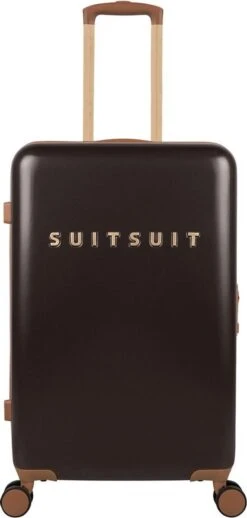 SUITSUIT - Fab Seventies Classic - Espresso Black - Reiskoffer (66 Cm) -Koffer Winkel 572x1200