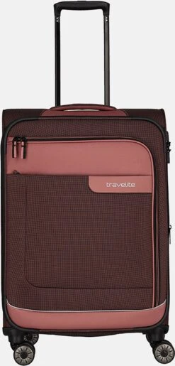 Travelite Zachte Koffer / Trolley / Reiskoffer - Viia - 67 Cm (medium) - Roze 27 Travelite Zachte Koffer / Trolley / Reiskoffer - Viia - 67 Cm (medium) - Roze -Koffer Winkel 575x1200 9