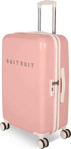 SUITSUIT - Fabulous Fifties - Papaya Peach - Reiskoffer (66 Cm) 26 SUITSUIT - Fabulous Fifties - Papaya Peach - Reiskoffer (66 Cm) -Koffer Winkel 577x1200 2