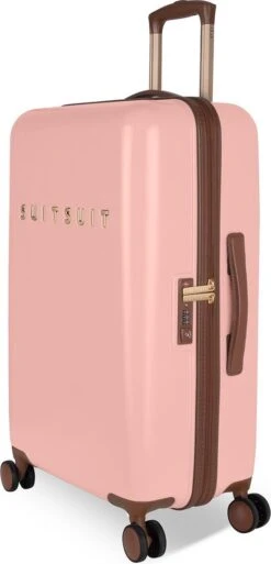 SUITSUIT - Fab Seventies - Coral Cloud - Reiskoffer (66 Cm) -Koffer Winkel 578x1200 7