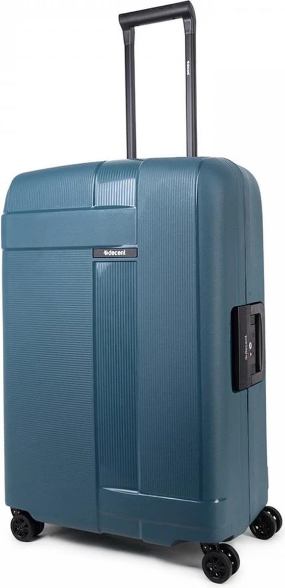 Decent Transit Medium Koffer - 70 Cm - Petrol Groen 3 Decent Transit Medium Koffer - 70 Cm - Petrol Groen