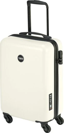 Princess Traveller PT01 - Handbagagekoffer - Pearl White - S - 55cm -Koffer Winkel 581x1200 4