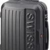 Swiss - Lausanne Handbagage Koffer 55x40x25 Cm - 4 Wielen - TSA-cijferslot - Zwart 2 Swiss - Lausanne Handbagage Koffer 55x40x25 Cm - 4 Wielen - TSA-cijferslot - Zwart -Koffer Winkel 582x1200