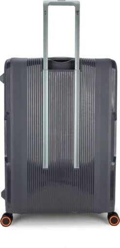 Decent Koffer / Trolley / Reiskoffer - 77 X 54.5 X 31.5 Cm - 116 Liter - Polypropyleen - Maat XL - On-Tour - Grijs -Koffer Winkel 583x1200 10