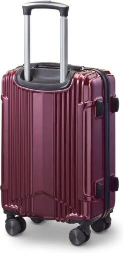 Tesla PC - Handbagage Koffer - 55x35x20 Cm - 4 Wielen - Rood -Koffer Winkel 583x1200 3