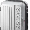 Swiss - Lausanne - Handbagage Koffer - 4 Wielen - TSA-Cijferslot - Zilver -Koffer Winkel 586x1200 13