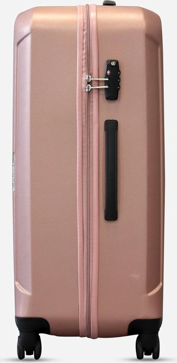 ©TROLLEYZ - Bali No.22 - Reiskoffer 78cm Met TSA Slot - Dubbele Wielen - 360° Spinners - 100% ABS - Reiskoffer In Cosmopolitan Pink 4 ©TROLLEYZ - Bali No.22 - Reiskoffer 78cm Met TSA Slot - Dubbele Wielen - 360° Spinners - 100% ABS - Reiskoffer In Cosmopolitan Pink - Afbeelding 2