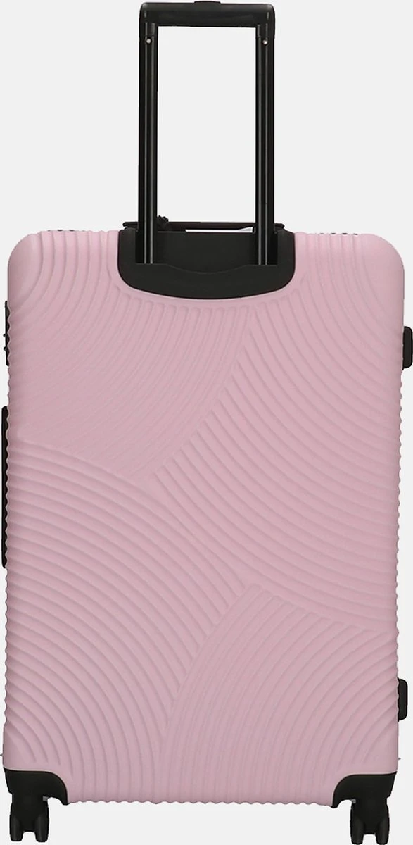 Enrico Benetti Koffer / Trolley / Reiskoffer - 75 X 46 X 25 Cm - 93 Liter - ABS - Maat L - Louisville - Roze 9 Enrico Benetti Koffer / Trolley / Reiskoffer - 75 X 46 X 25 Cm - 93 Liter - ABS - Maat L - Louisville - Roze - Afbeelding 7