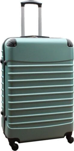 Travelerz Kofferset 3 Delig Met Wielen En Cijferslot - ABS - Groen (228-) -Koffer Winkel 588x1200 7