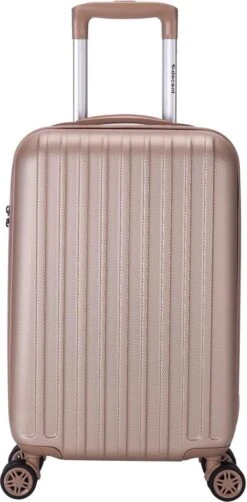 Decent Tranporto-One Handbagage Koffer 55 Cm - Zalmroze 40 Decent Tranporto-One Handbagage Koffer 55 Cm - Zalmroze -Koffer Winkel 590x1200 2