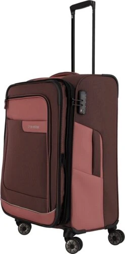 Travelite Zachte Koffer / Trolley / Reiskoffer - Viia - 67 Cm (medium) - Roze 22 Travelite Zachte Koffer / Trolley / Reiskoffer - Viia - 67 Cm (medium) - Roze -Koffer Winkel 592x1200 9