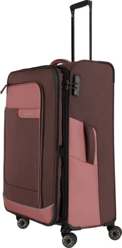 Travelite Zachte Koffer / Trolley / Reiskoffer - Viia - 77 Cm (XL) - Roze 23 Travelite Zachte Koffer / Trolley / Reiskoffer - Viia - 77 Cm (XL) - Roze -Koffer Winkel 593x1200 10