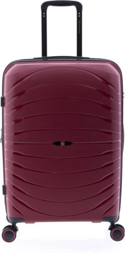 Gladiator Kick-Off Middelgrote Koffer Expandable - 67 Cm - 72/90 Liter - Eco Friendly Recyclebaar PP - Rood -Koffer Winkel 593x1200 13