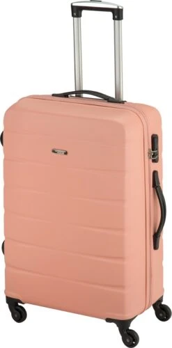 Princess Traveller Grenada - Reiskoffer - Dirty Pink - M - 66cm -Koffer Winkel 593x1200 8