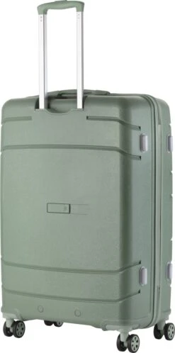 TravelZ Big Bars Reiskoffer 78 Cm Met Dubbele Wielen - Trolley Koffer Met TSA-slot - Olijf -Koffer Winkel 595x1200 12