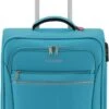 Travelite Cabin 2 Wheel Trolley Turquoise -Koffer Winkel 597x1200 1