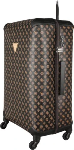 Guess Wilder Travel Dameskoffer - Bruin -Koffer Winkel 598x1200 13