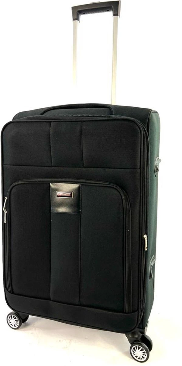 AATravel XL Reiskoffer - Trolley - Met Expander - Voorvakken - 78 Cm - 120 Liter - Zwart 4 AATravel XL Reiskoffer - Trolley - Met Expander - Voorvakken - 78 Cm - 120 Liter - Zwart - Afbeelding 2