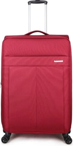 Decent D-Upright Large Koffer - 76 Cm Expandable - TSA Slot - Bordeaux Rood