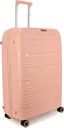 Decent EXPLORER PP Trolley 77 Cm - 106 Liter - TSA Slot - Pink -Koffer Winkel 600x1200 13