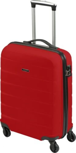 Princess Traveller Grenada - Reiskoffer - 56 Cm - Rood -Koffer Winkel 603x1200 5
