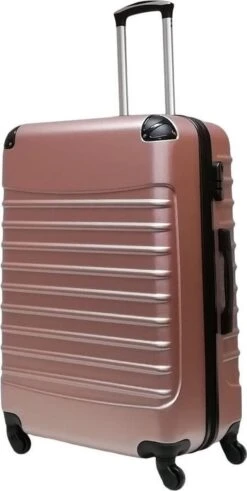 Castillo Quadrant 2 Delige ABS Kofferset (XL + S) - Rosé Gold -Koffer Winkel 604x1200 7