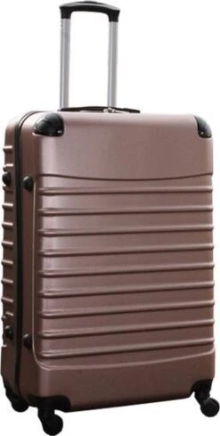 Travelerz Kofferset 2 Delige ABS Groot - Met Cijferslot - 95 Liter - Rose Goud - Zilver -Koffer Winkel 606x1200 18