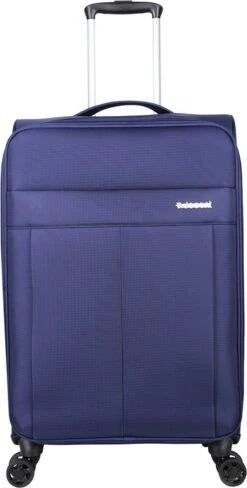 Decent D-Upright Medium Koffer - 66 Cm Expandable - TSA Slot - Donkerblauw -Koffer Winkel 608x1200 11